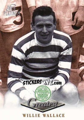 Sticker Willie Walace - Celtic Greatest Platinum 1999 - Futera