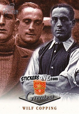 Sticker Wilf Copping - Arsenal Greatest Platinum 1999 n. 10 - Futera