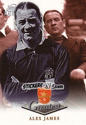 Sticker Alex James - Arsenal Greatest Platinum 1999 n. 20 - Futera