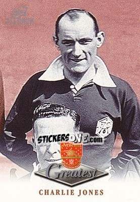 Sticker Charlie Jones - Arsenal Greatest Platinum 1999 n. 23 - Futera