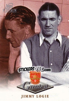 Sticker Jimmy Logie - Arsenal Greatest Platinum 1999 n. 30 - Futera
