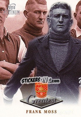 Sticker Frank Moss - Arsenal Greatest Platinum 1999 - Futera