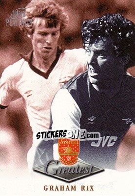Sticker Graham Rix - Arsenal Greatest Platinum 1999 n. 41 - Futera