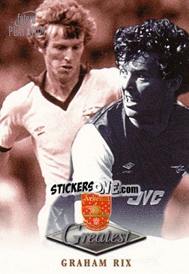 Sticker Graham Rix - Arsenal Greatest Platinum 1999 - Futera