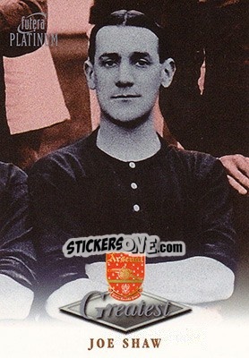 Sticker Joe Shaw - Arsenal Greatest Platinum 1999 n. 44 - Futera