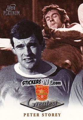 Sticker Peter Storey - Arsenal Greatest Platinum 1999 n. 46 - Futera