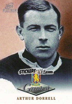 Figurina Arthur Dorrell - Aston Villa Greatest Platinum 1999 n. 15 - Futera