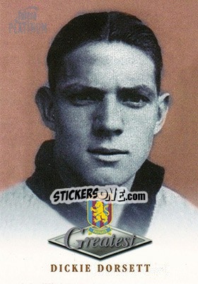 Sticker Dickie Dorsett - Aston Villa Greatest Platinum 1999 - Futera
