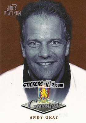 Figurina Andy Gray - Aston Villa Greatest Platinum 1999 - Futera