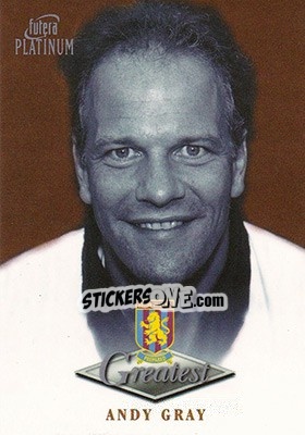 Sticker Andy Gray - Aston Villa Greatest Platinum 1999 n. 23 - Futera