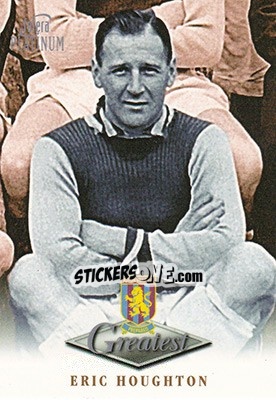 Sticker Eric Houghton - Aston Villa Greatest Platinum 1999 - Futera