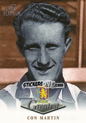 Sticker Con Martin - Aston Villa Greatest Platinum 1999 - Futera