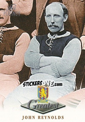Sticker John Reynolds - Aston Villa Greatest Platinum 1999 n. 37 - Futera
