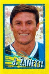 Sticker Javier Zanetti - Calcio 2006-2007 Pocket Collection n. 102 - Merlin