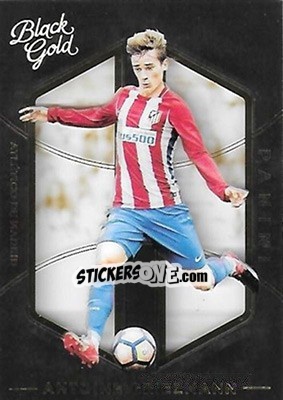 Sticker Antoine Griezmann - Black Gold Soccer 2016-2017 n. 1 - Panini