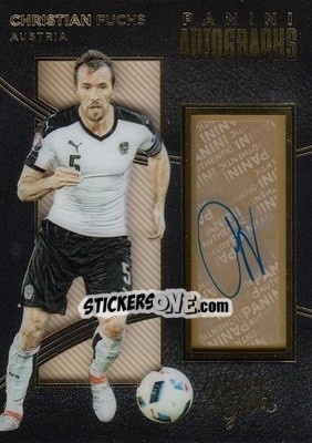Sticker Christian Fuchs - Black Gold Soccer 2016-2017 n. A-CF - Panini
