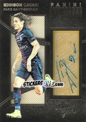 Sticker Edinson Cavani - Black Gold Soccer 2016-2017 n. A-EC - Panini