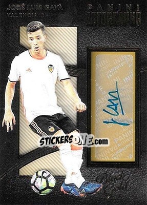Sticker Jose Luis Gaya - Black Gold Soccer 2016-2017 n. A-JLG - Panini