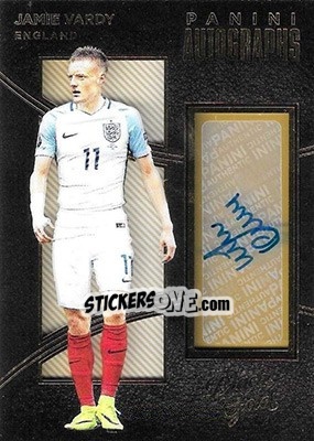 Sticker Jamie Vardy - Black Gold Soccer 2016-2017 n. A-JV - Panini