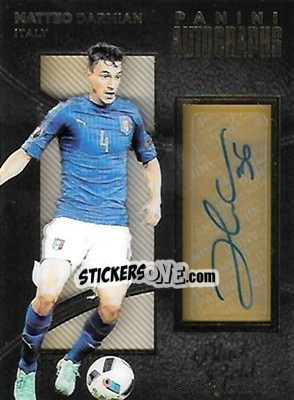 Sticker Matteo Darmian - Black Gold Soccer 2016-2017 - Panini