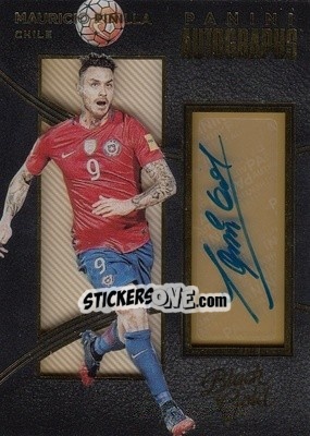 Cromo Mauricio Pinilla - Black Gold Soccer 2016-2017 - Panini