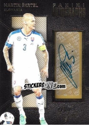 Sticker Martin Skrtel - Black Gold Soccer 2016-2017 n. A-MSK - Panini