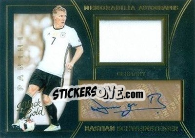 Figurina Bastian Schweinsteiger - Black Gold Soccer 2016-2017 - Panini