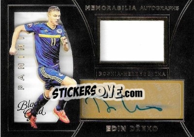 Sticker Edin Dzeko - Black Gold Soccer 2016-2017 n. MA-EDZ - Panini
