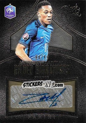Sticker Anthony Martial - Black Gold Soccer 2016-2017 n. GS-AMA - Panini