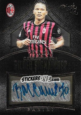 Sticker Carlos Bacca - Black Gold Soccer 2016-2017 n. GS-CBA - Panini