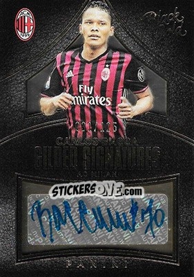 Sticker Carlos Bacca - Black Gold Soccer 2016-2017 - Panini