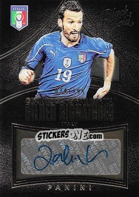 Sticker Gianluca Zambrotta - Black Gold Soccer 2016-2017 n. GS-GZ - Panini