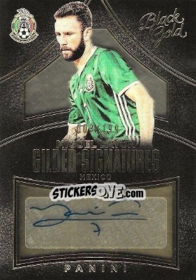 Sticker Miguel Layun - Black Gold Soccer 2016-2017 n. GS-LYN - Panini