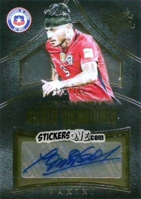 Sticker Mauricio Pinilla - Black Gold Soccer 2016-2017 n. GS-MPI - Panini