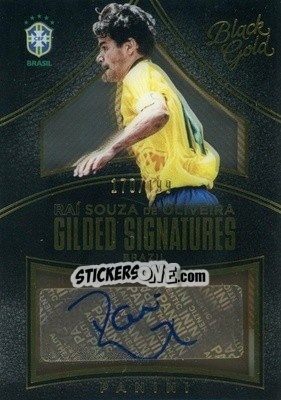 Sticker Rai Souza de Oliveira - Black Gold Soccer 2016-2017 n. GS-RSO - Panini