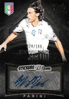 Sticker Stefano Mauri - Black Gold Soccer 2016-2017 n. GS-SM - Panini