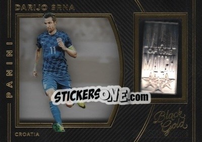 Sticker Darijo Srna - Black Gold Soccer 2016-2017 - Panini