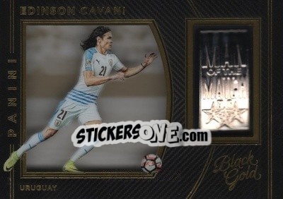 Cromo Edinson Cavani - Black Gold Soccer 2016-2017 - Panini