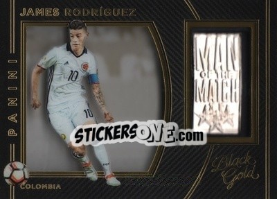 Sticker James Rodriguez - Black Gold Soccer 2016-2017 n. MM-JR - Panini