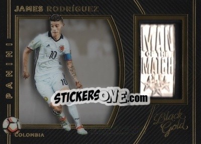 Figurina James Rodriguez - Black Gold Soccer 2016-2017 - Panini