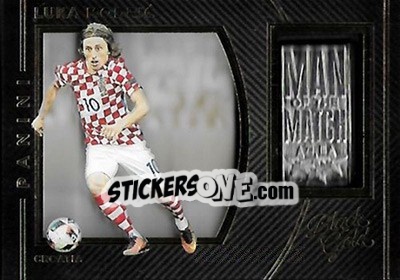 Figurina Luka Modric - Black Gold Soccer 2016-2017 - Panini