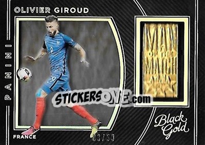 Sticker Olivier Giroud - Black Gold Soccer 2016-2017 - Panini