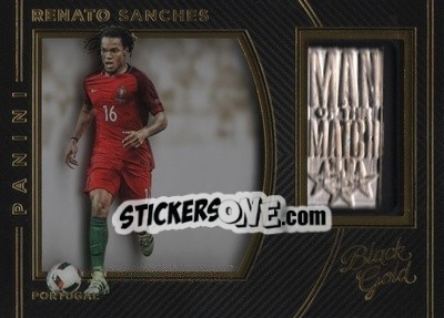 Sticker Renato Sanches - Black Gold Soccer 2016-2017 n. MM-RS - Panini