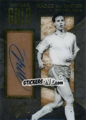 Sticker Marco Van Basten - Black Gold Soccer 2016-2017 n. VG-MVB - Panini