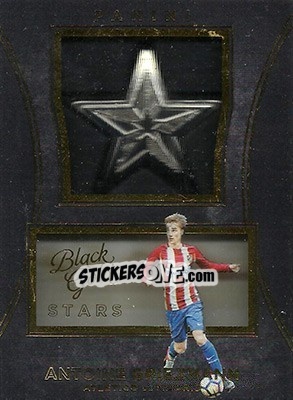 Sticker Antoine Griezmann - Black Gold Soccer 2016-2017 n. S-AG - Panini