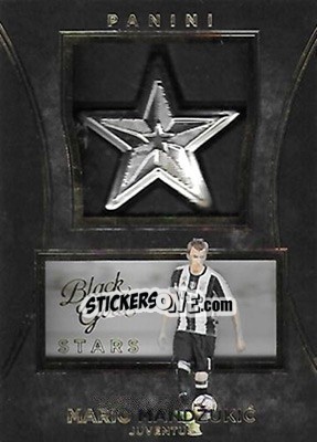 Sticker Mario Mandzukic - Black Gold Soccer 2016-2017 - Panini