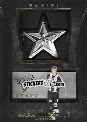Sticker Mario Mandzukic - Black Gold Soccer 2016-2017 n. S-MM - Panini