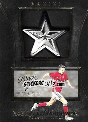 Sticker Robert Lewandowski - Black Gold Soccer 2016-2017 n. S-RL - Panini