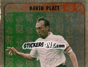 Cromo David Platt - UEFA Euro England 1996 n. 7 - Merlin