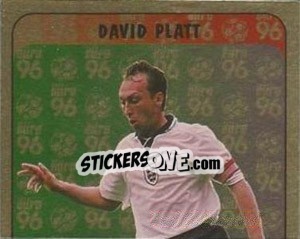 Sticker David Platt - UEFA Euro England 1996 n. 7a - Merlin
